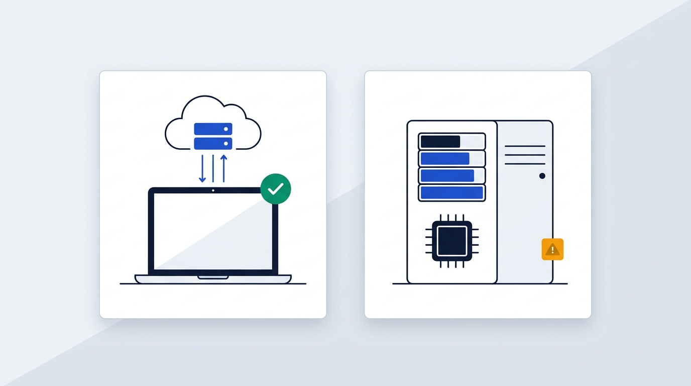 Hardware demands and local desktop performance