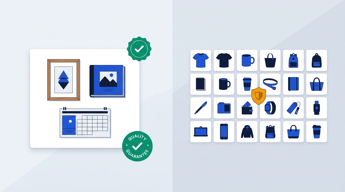 Product Catalog and Print Quality Compared