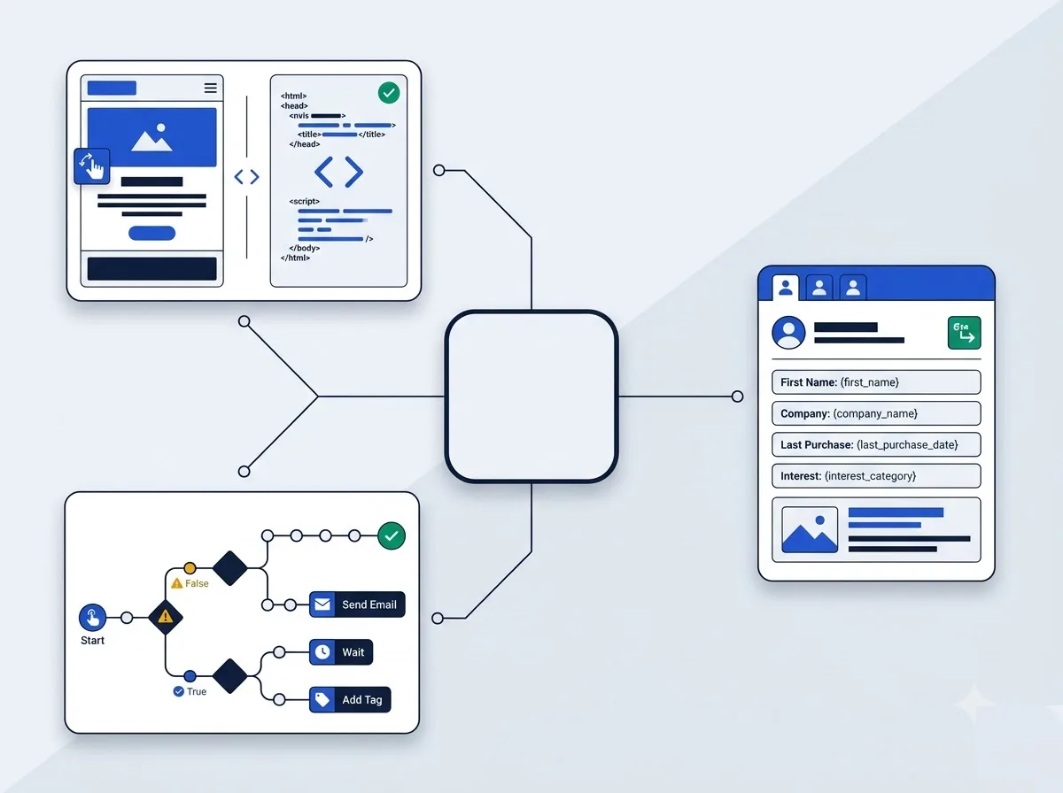 Comparing email marketing and automation depth