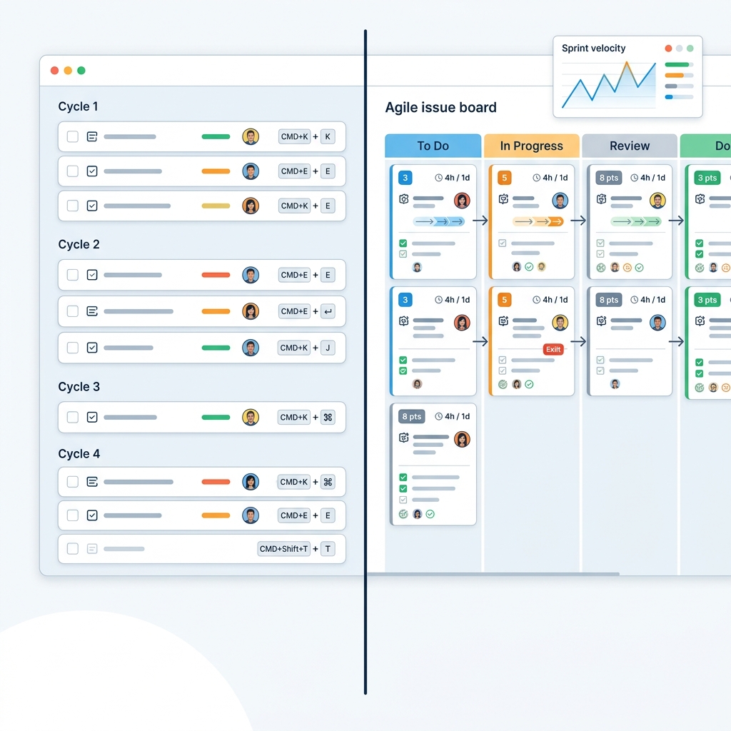 Daily Workflow and Issue Tracking Compared