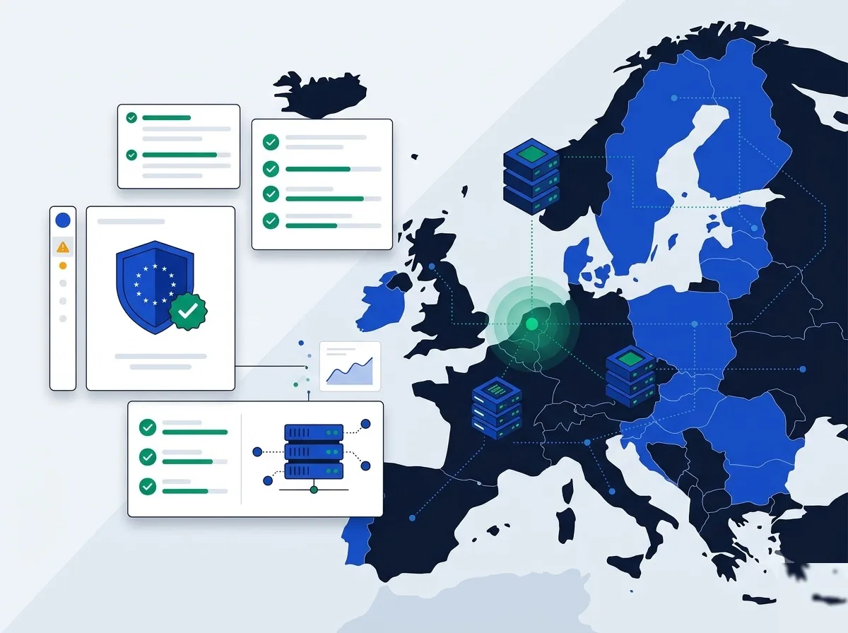 European compliance data location and reverse VAT