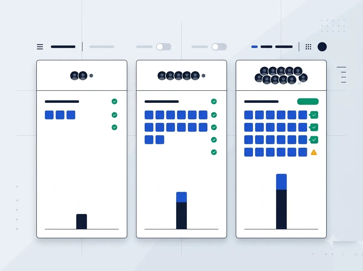 Comparing monthly plans and total agency cost