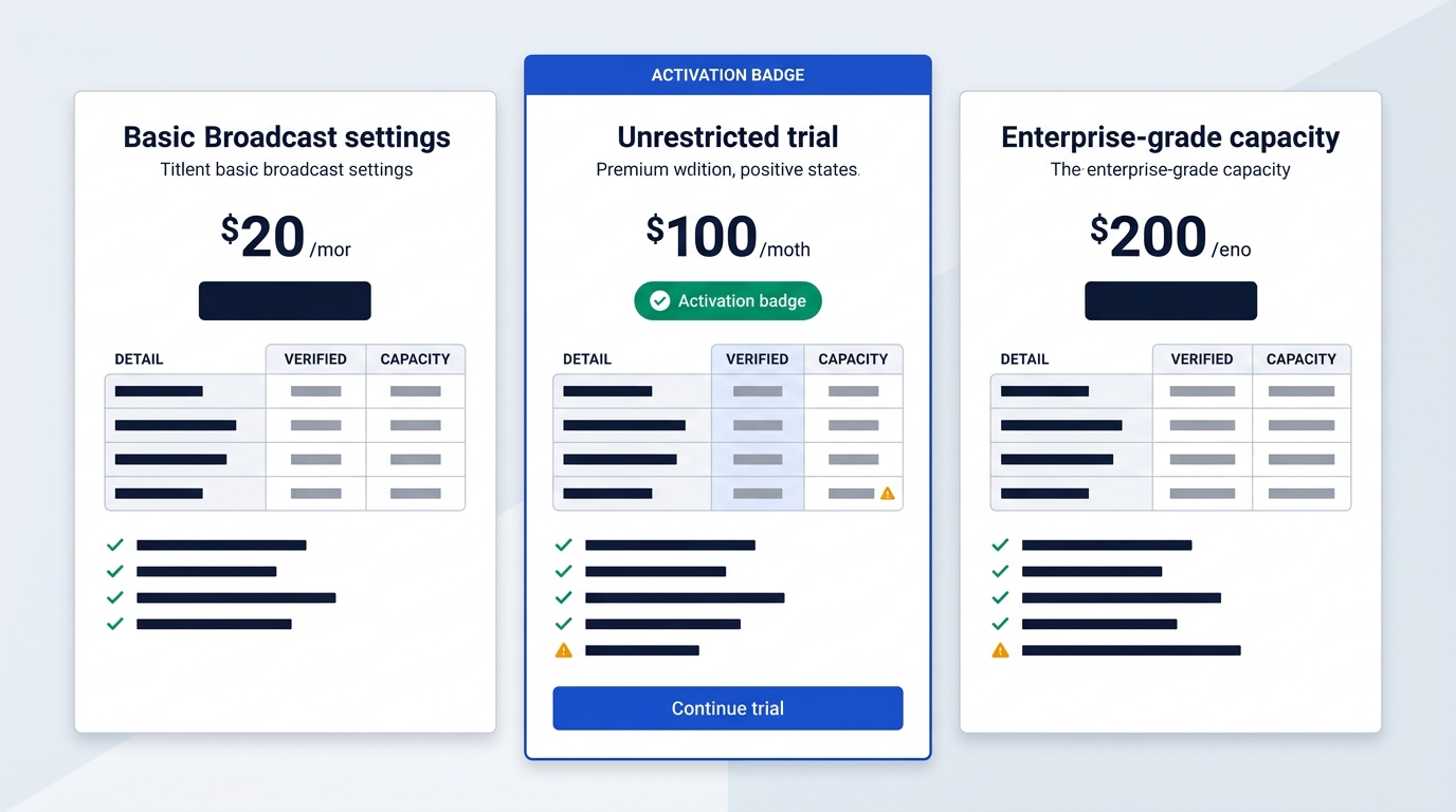 WebinarGeek Pricing at a Glance