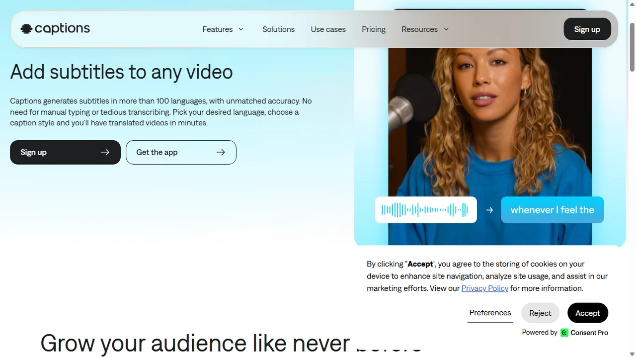 AI video editor with automated eye contact correction