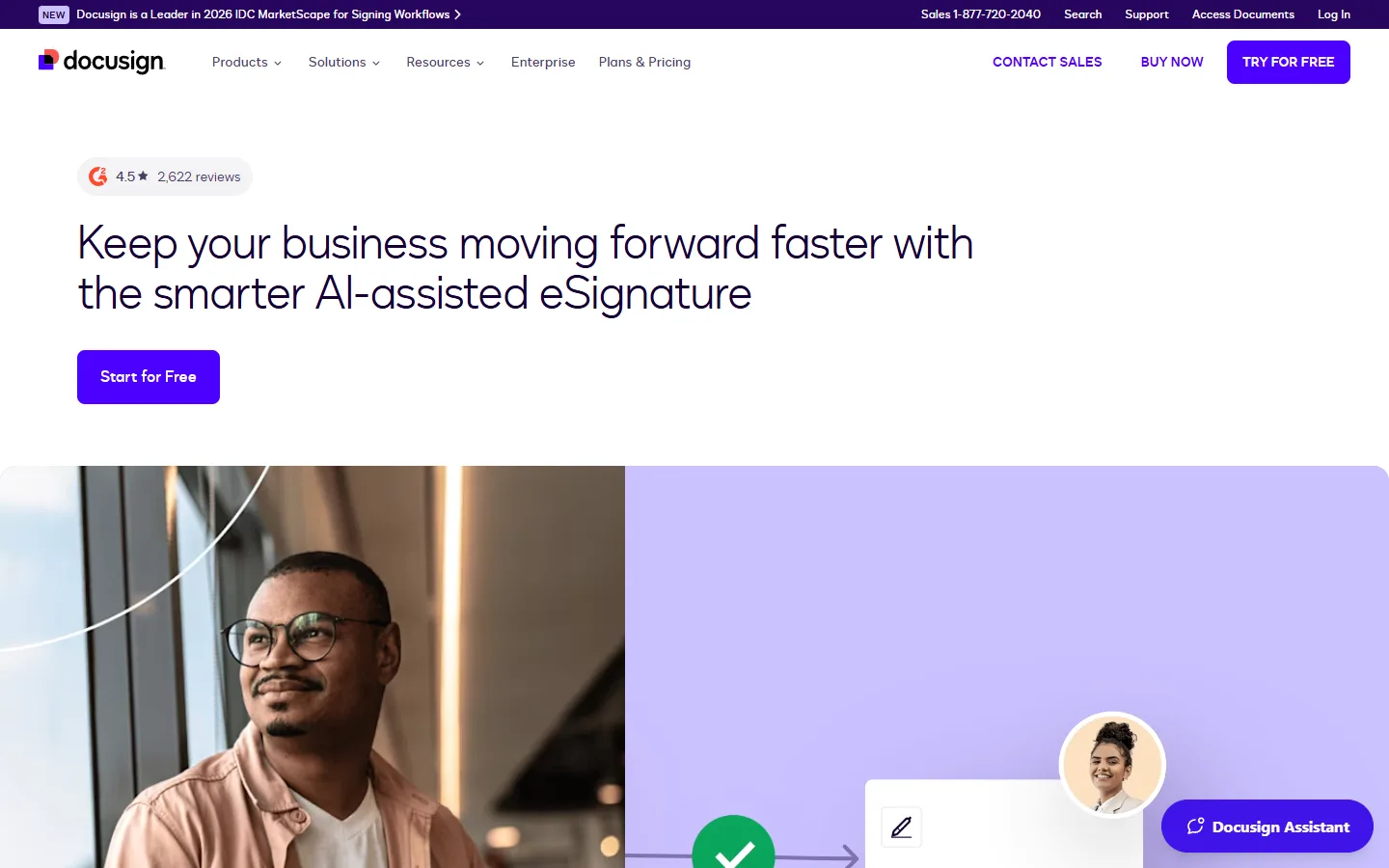 The eSignature product page