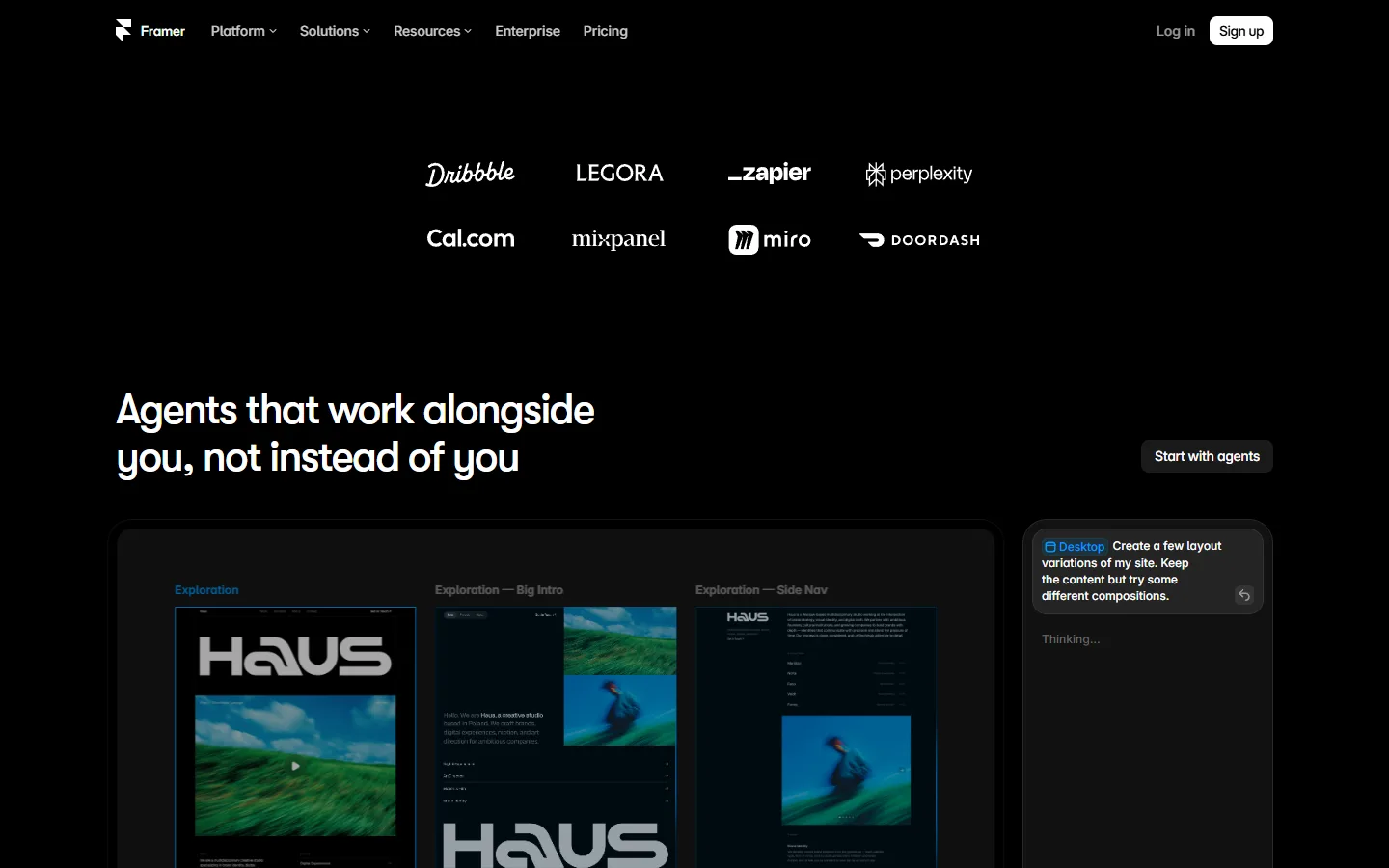 Design agent in the editor