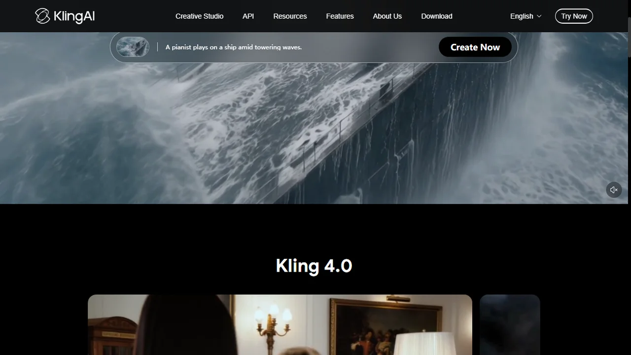 Interfaccia di generazione video Kling AI con controlli di prompt e movimenti di camera