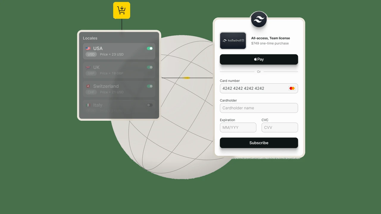 Overlay and inline checkout