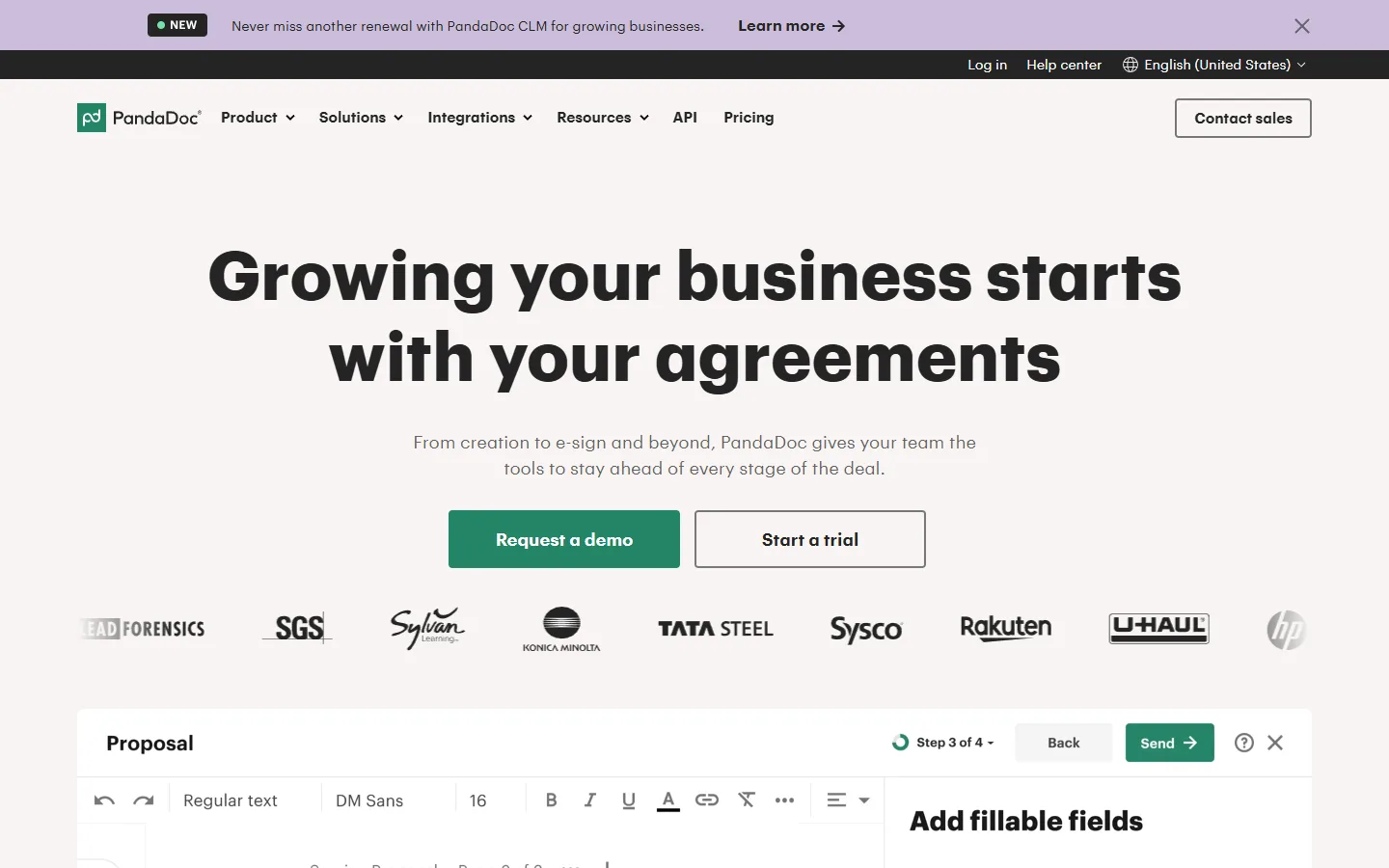 Proposals, quotes and contracts