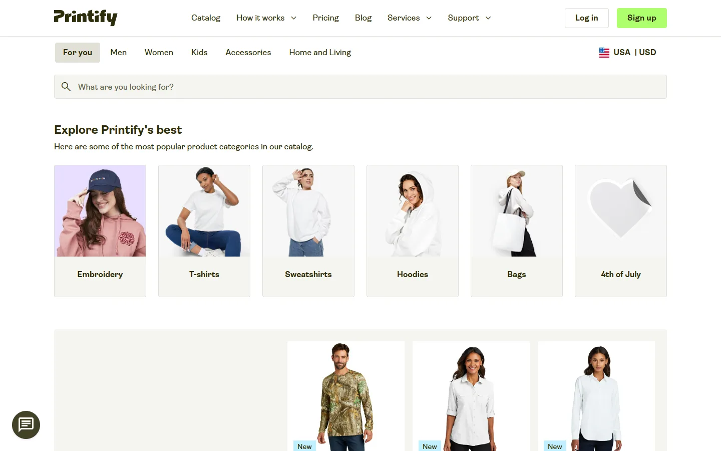 Product catalog