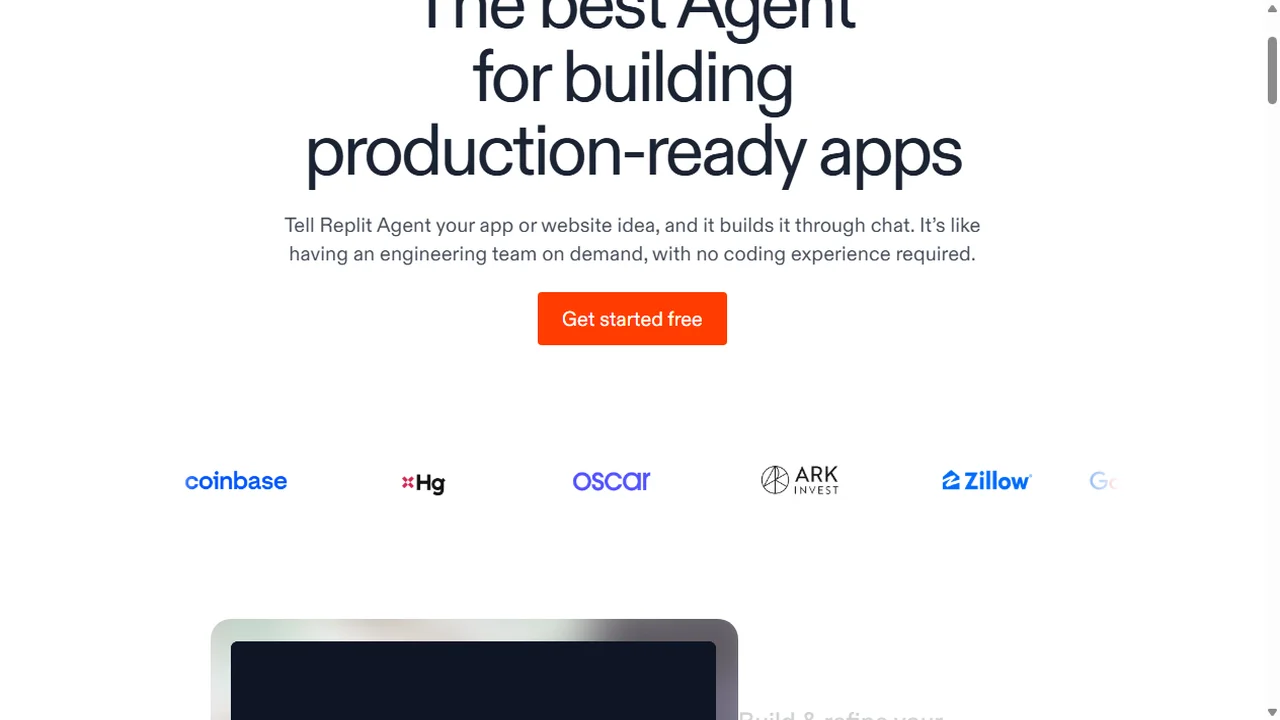 Développement full-stack autonome par l’Agent Replit