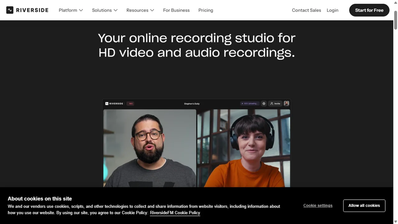 Independent local track recording up to 4K resolution
