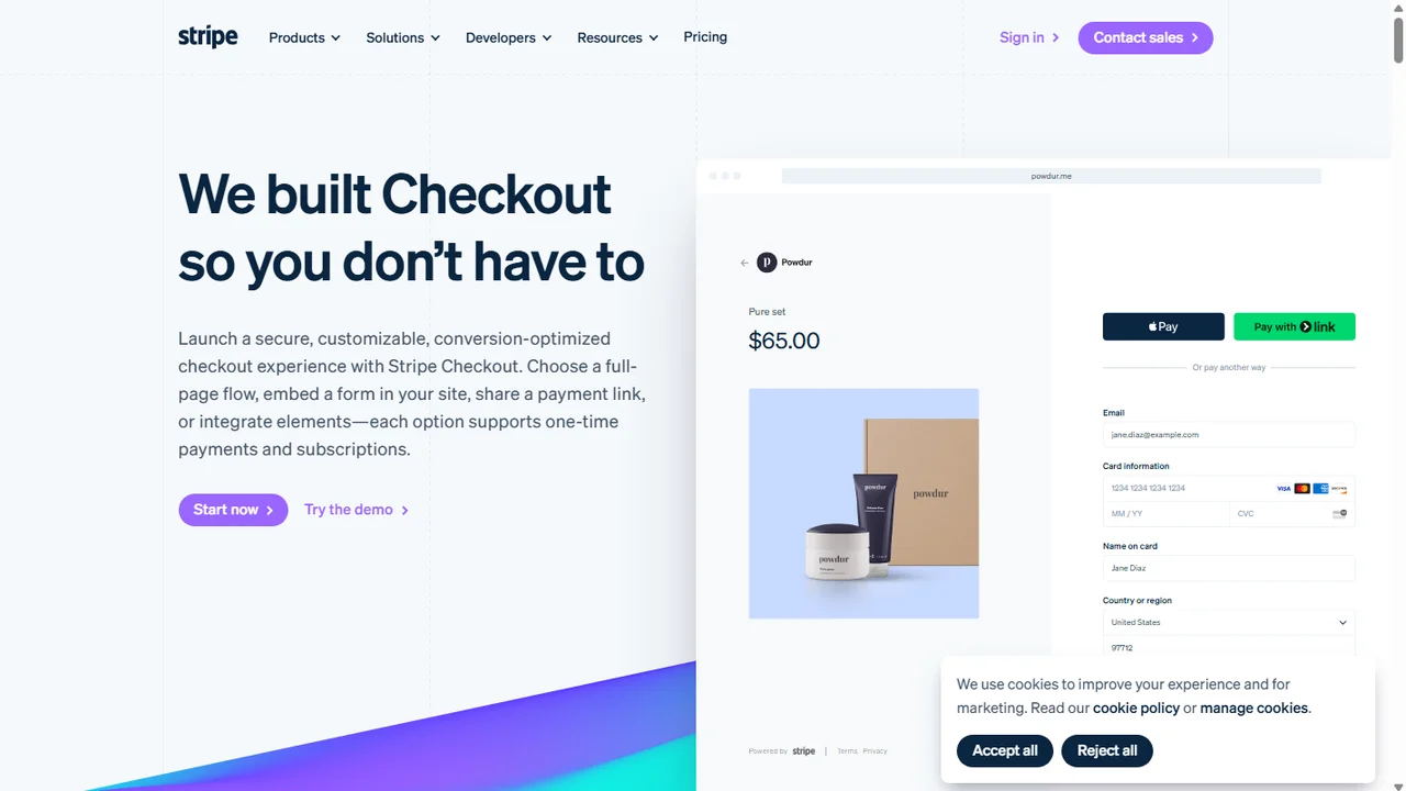 Hosted Checkout & Adaptive Pricing