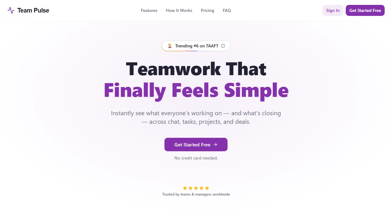 Team Pulse asynchronous standup management and team sentiment dashboard